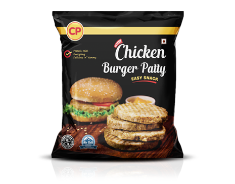 CP Popular Chicken Burger Patty 1kg