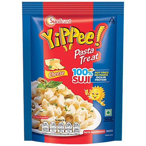 Sunfeast YiPPee! Cheese Pasta Treat, 70g Pouch